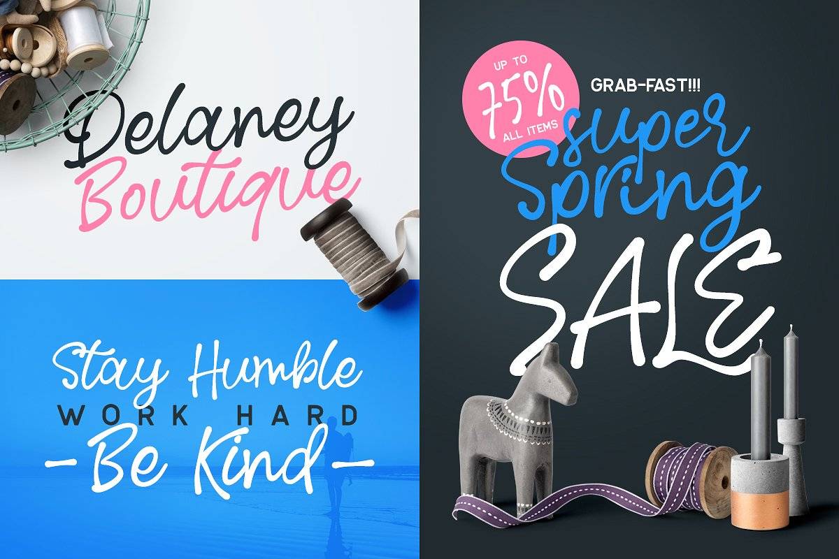 Rose Colored Font sample