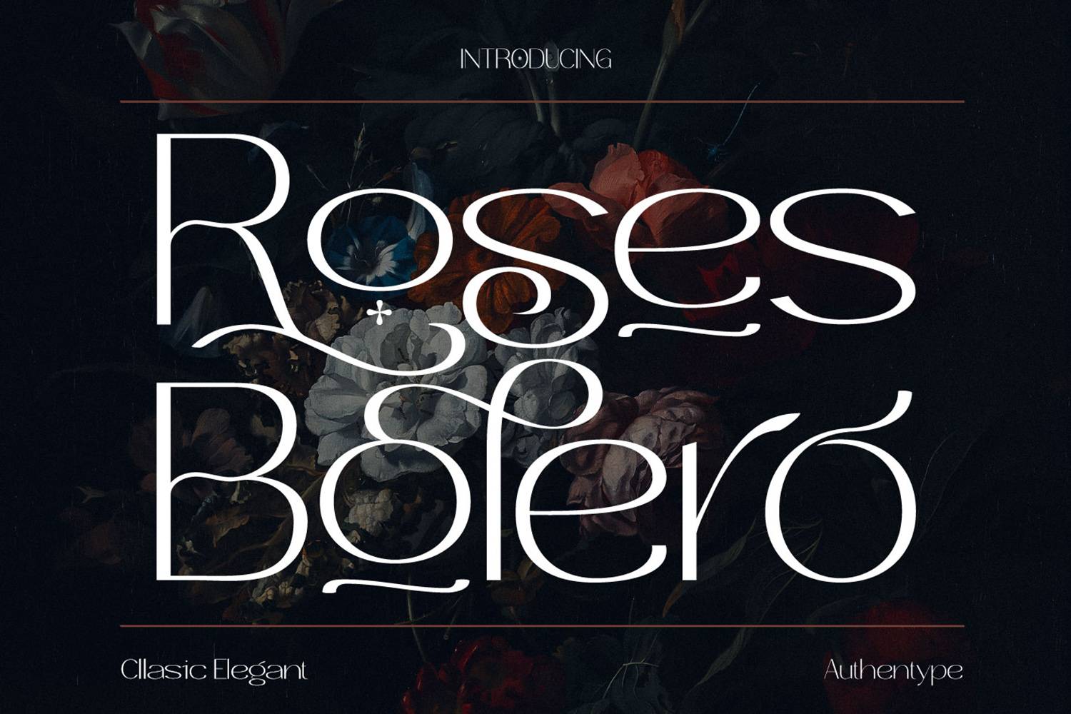 Roses Bolero Font sample