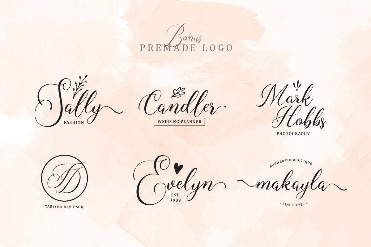 Roseville Font sample