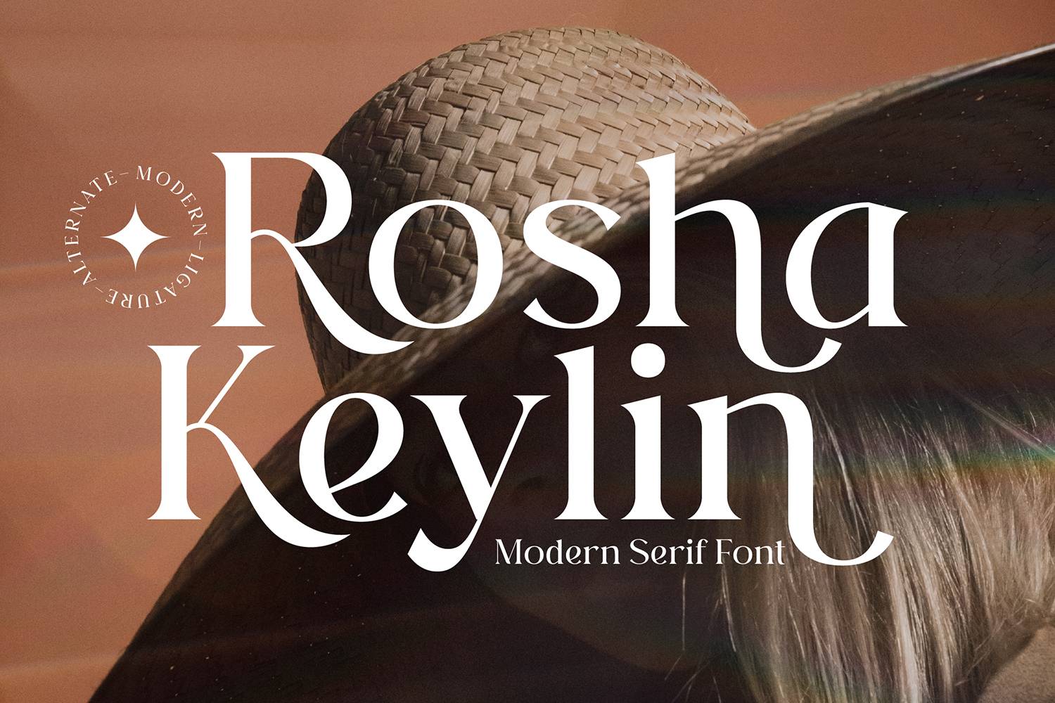 Rosha Keylin Font sample