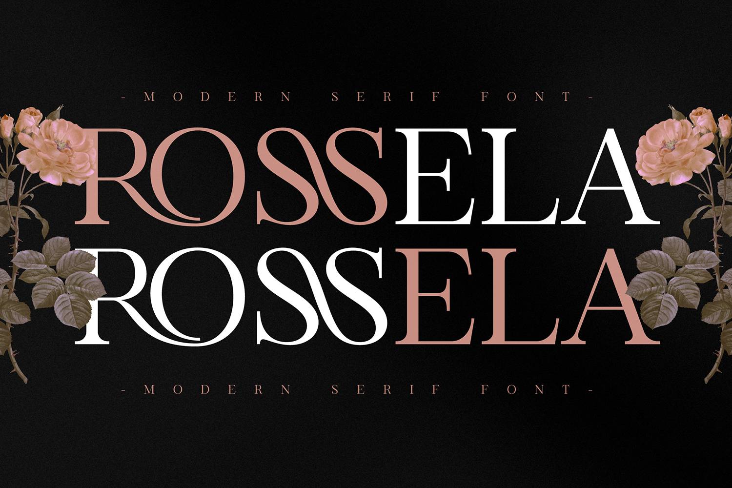 Rossela Font sample