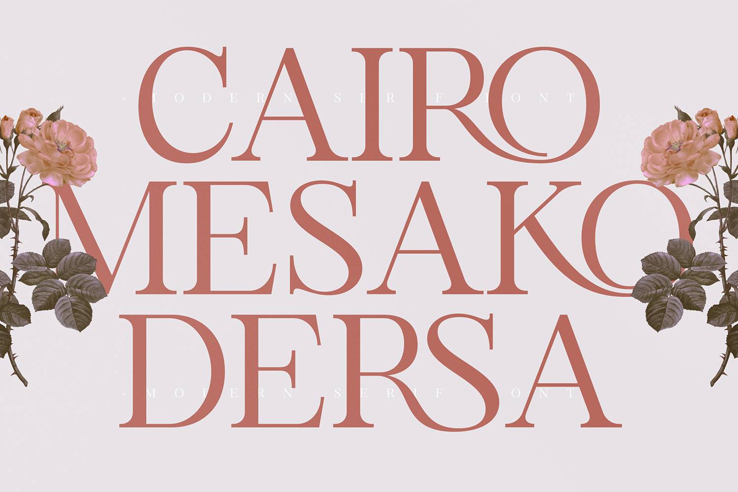 Rossela Font sample