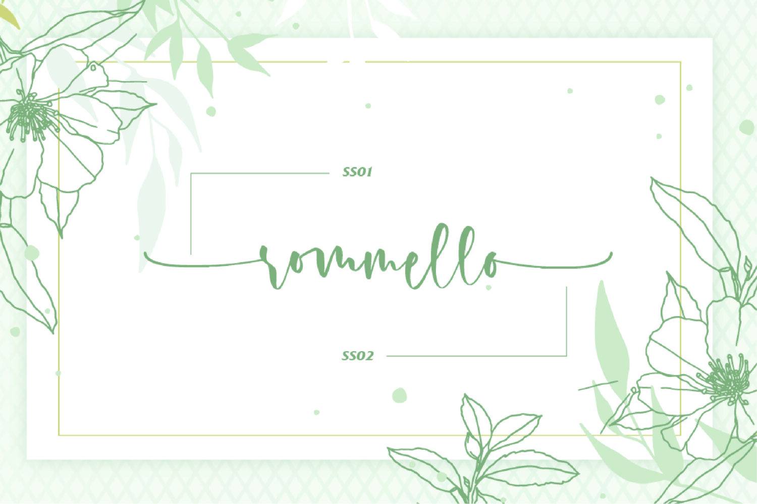 Rossi Mithori Font sample