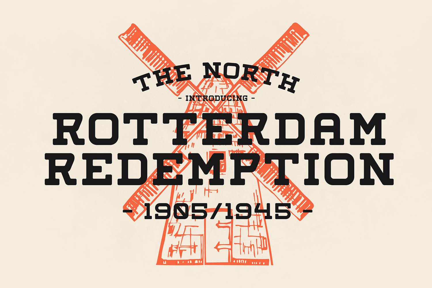 Rotterdan Redemption Font sample