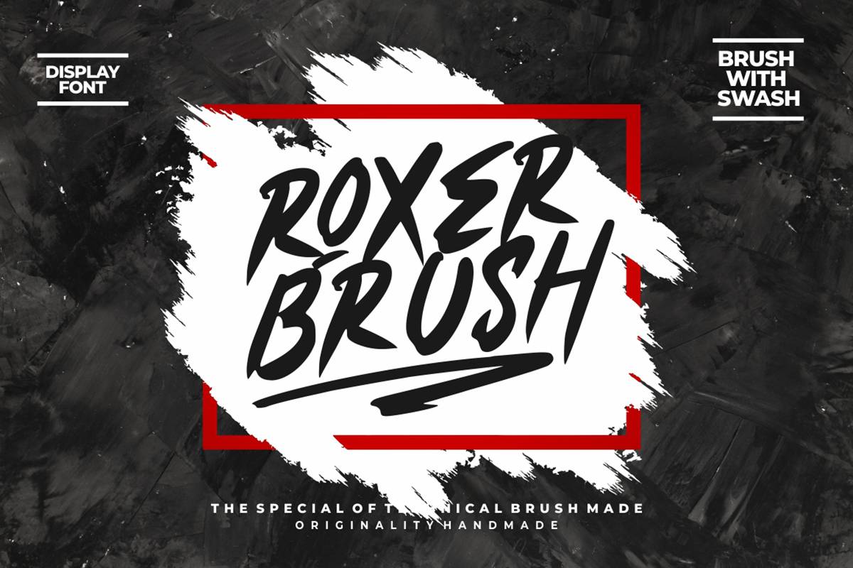 Roxer Font sample
