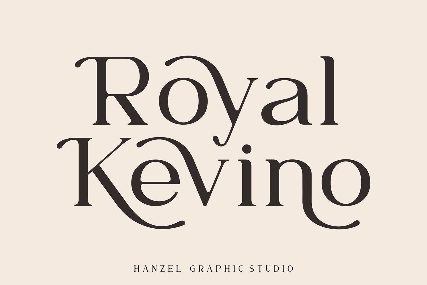 Royal Kevino Font sample