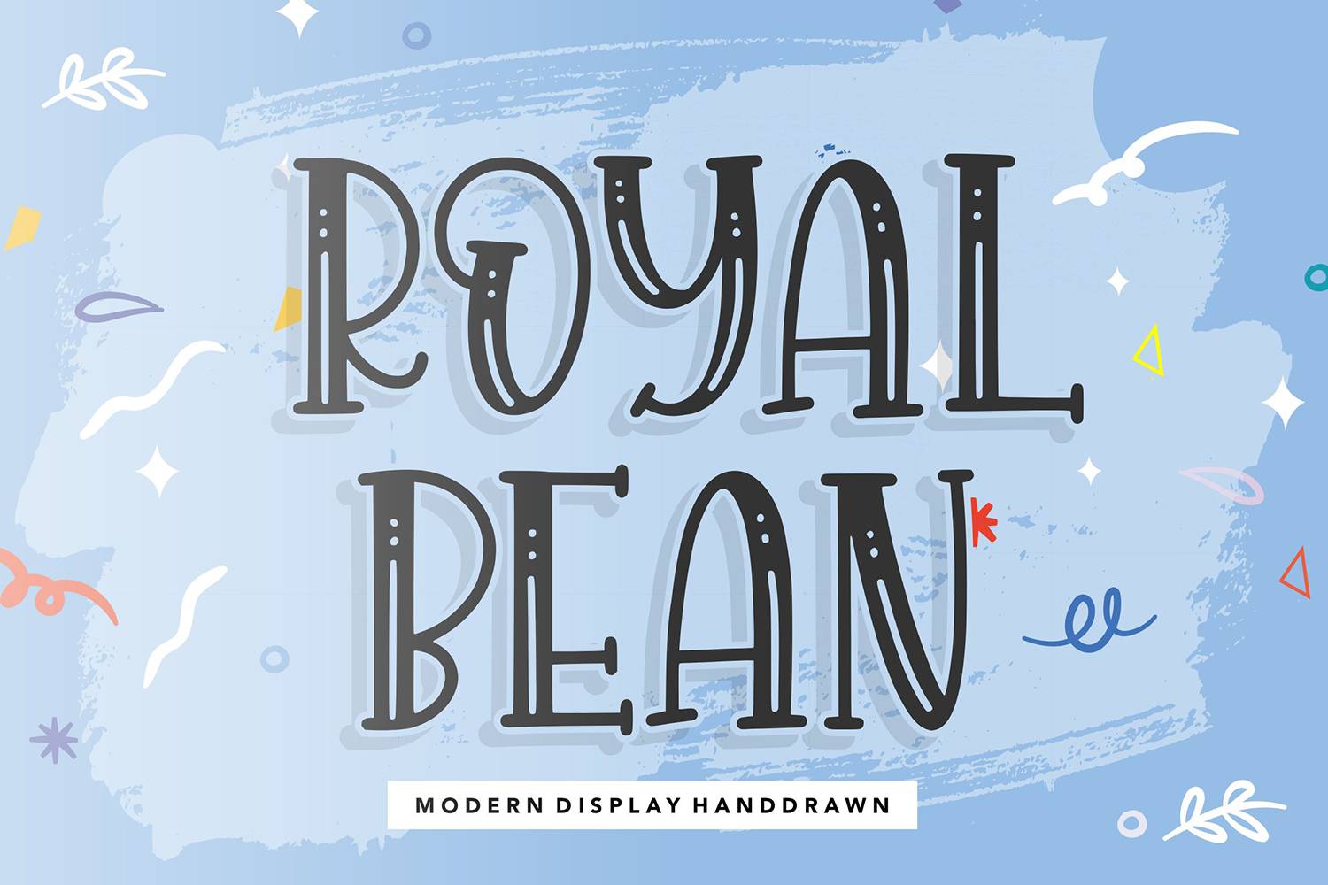 Royalbean Font sample