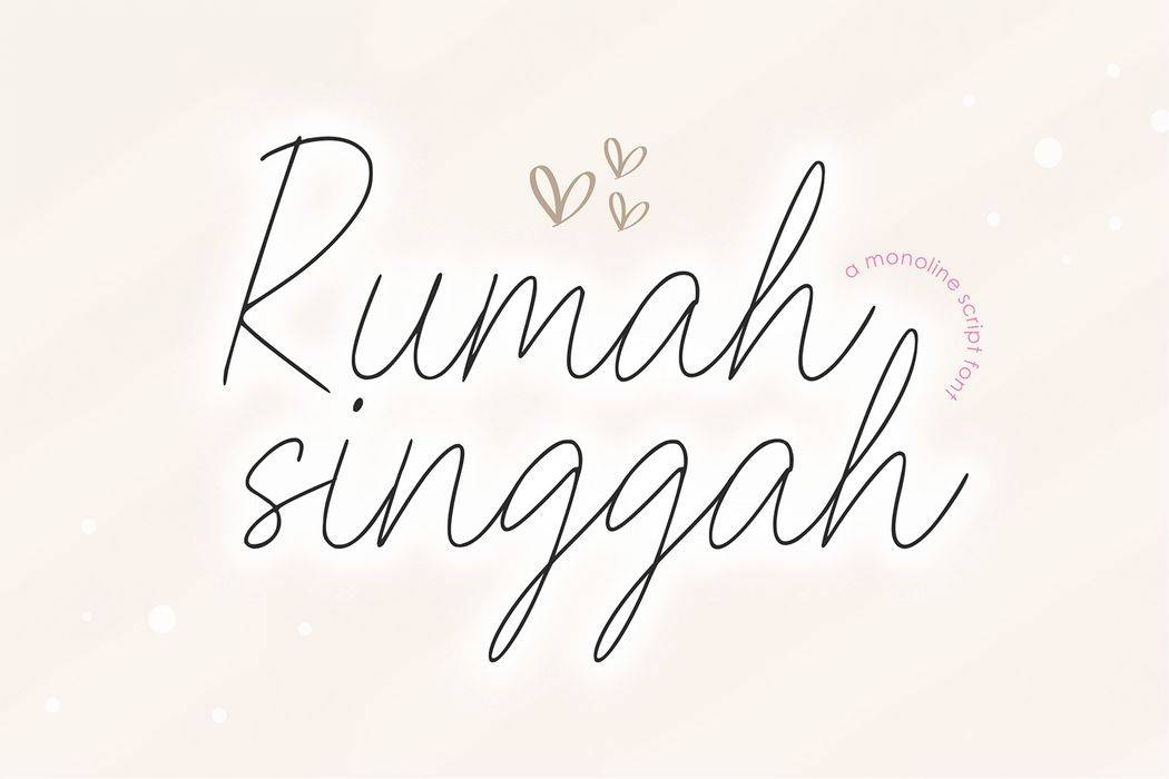 Rumah Singgah Font sample