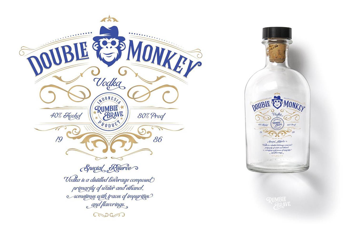 Rumble Brave Font sample