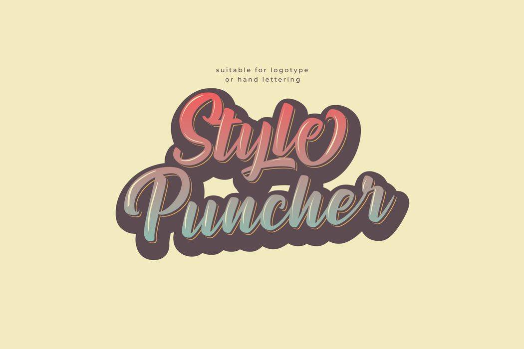 Runtage Font sample