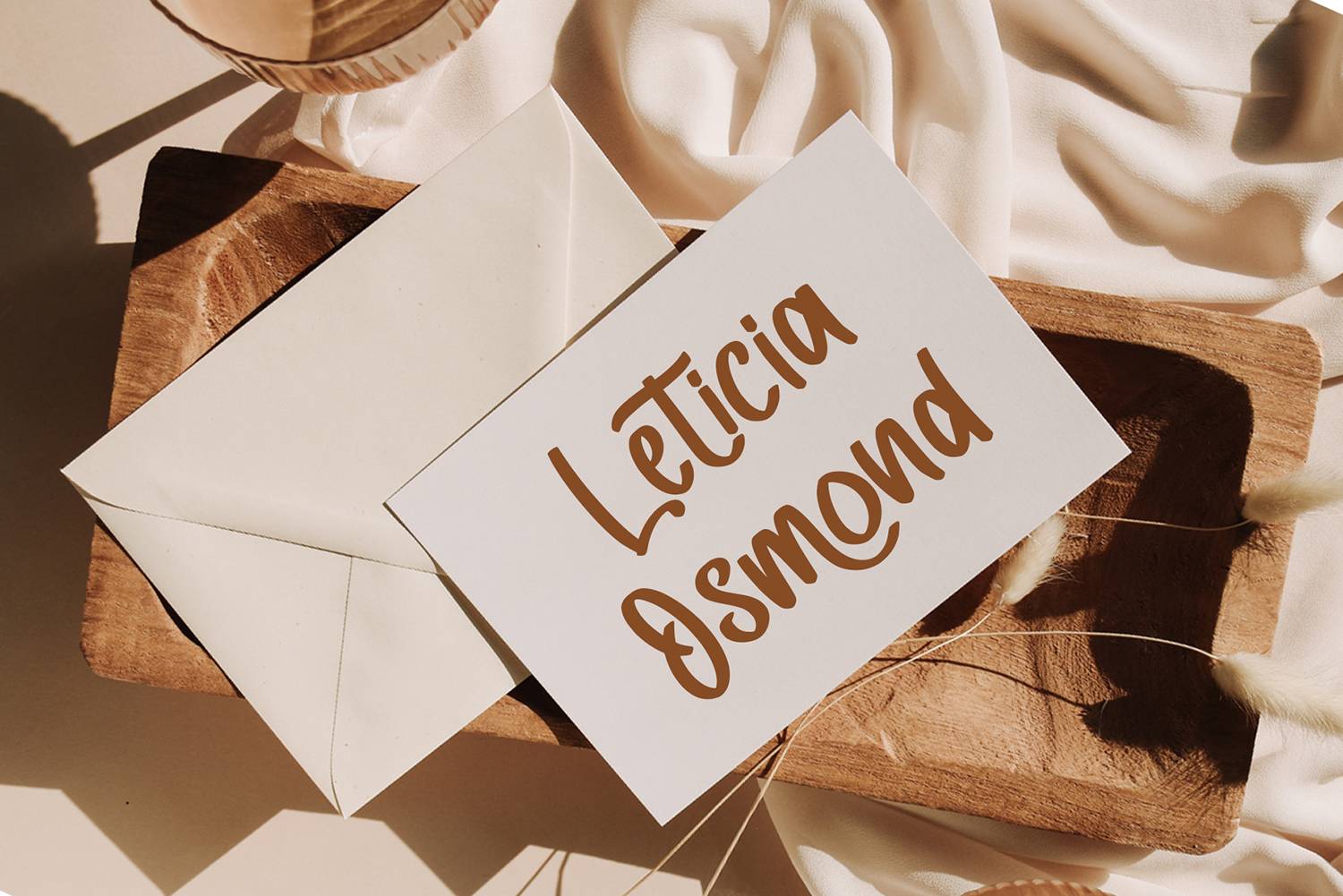 Rustic Time Font sample