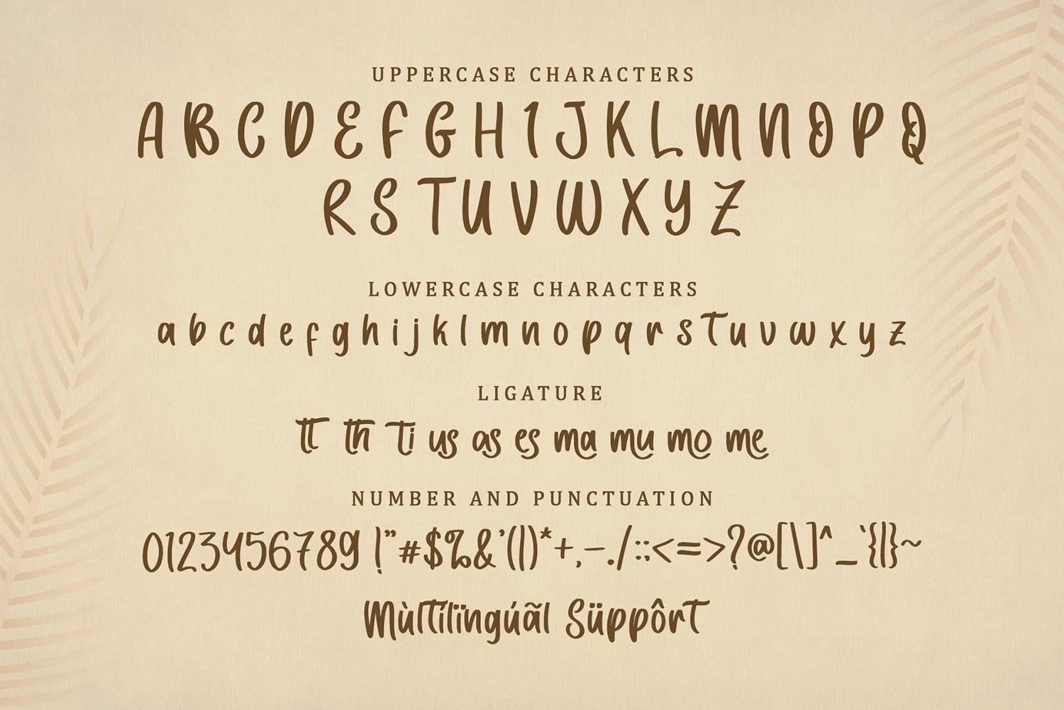 Rustic Time Font sample
