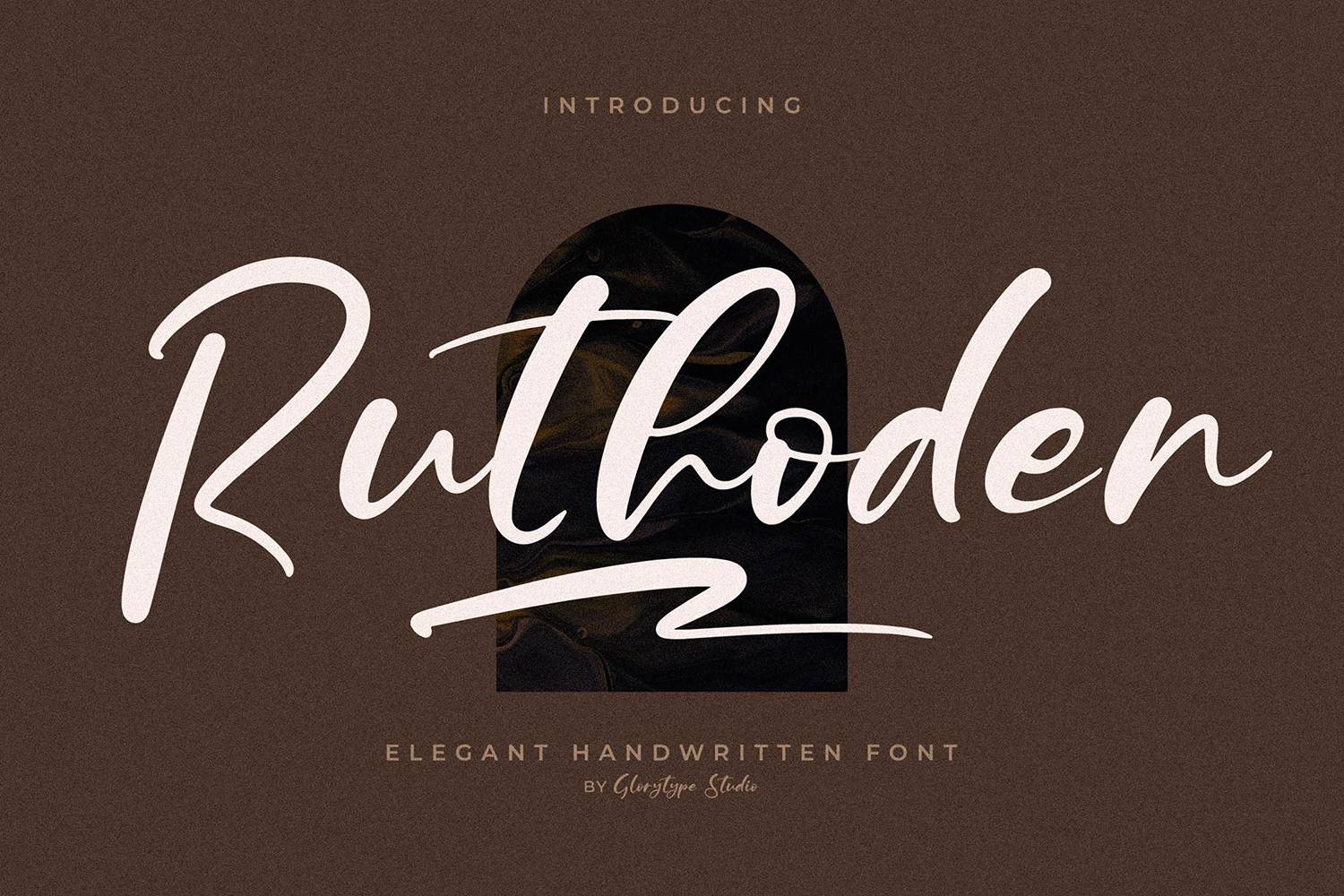 Ruthoden Font sample