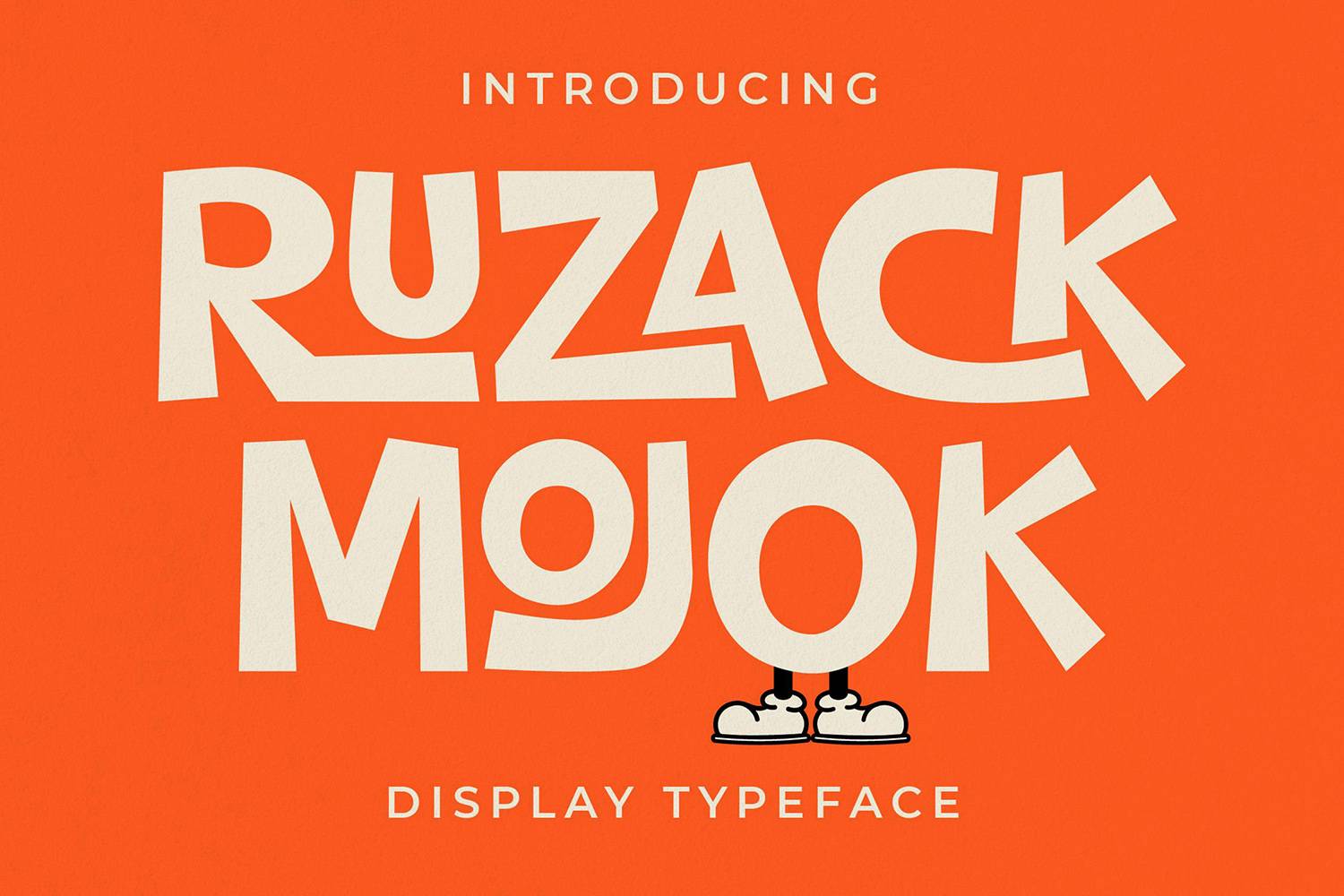 Ruzack Mojok Font sample