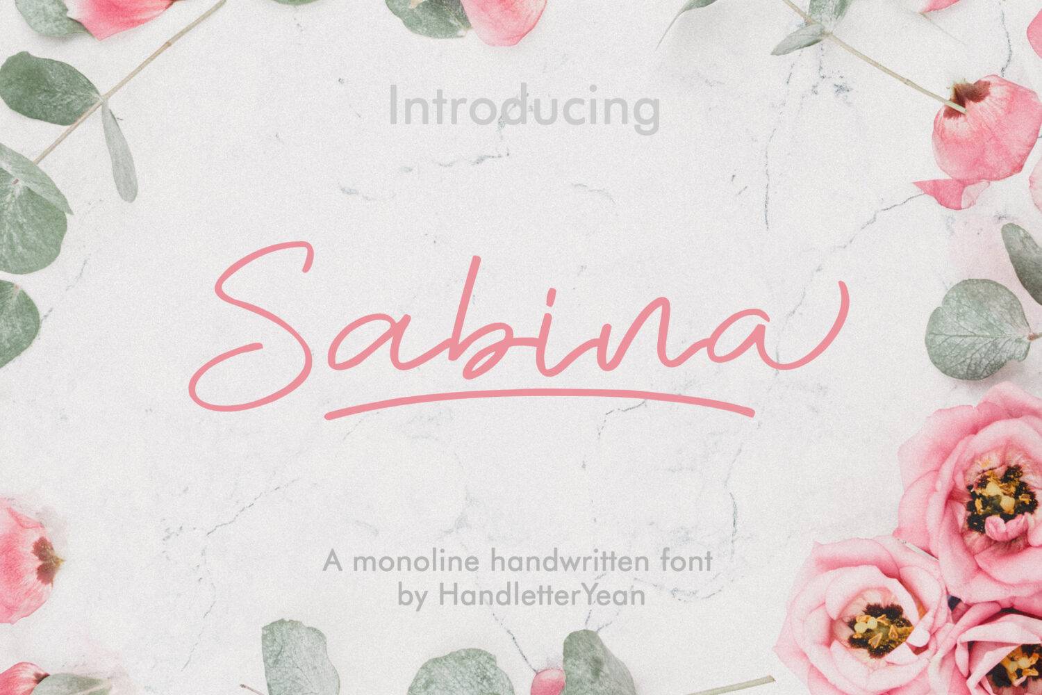 Sabina Font sample