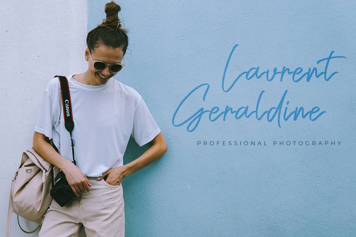 Sabrina Pamella Font sample