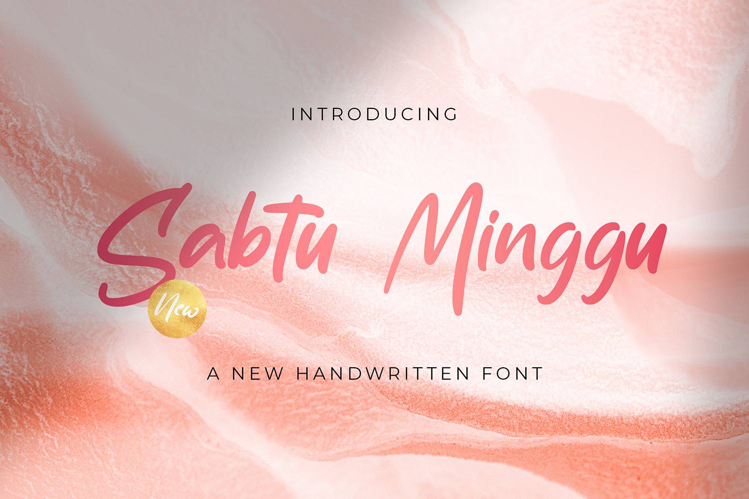 Sabtu Minggu Font sample