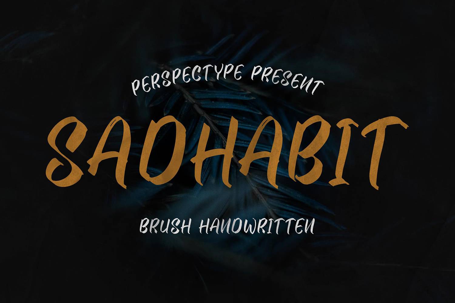 Sadhabit Font sample