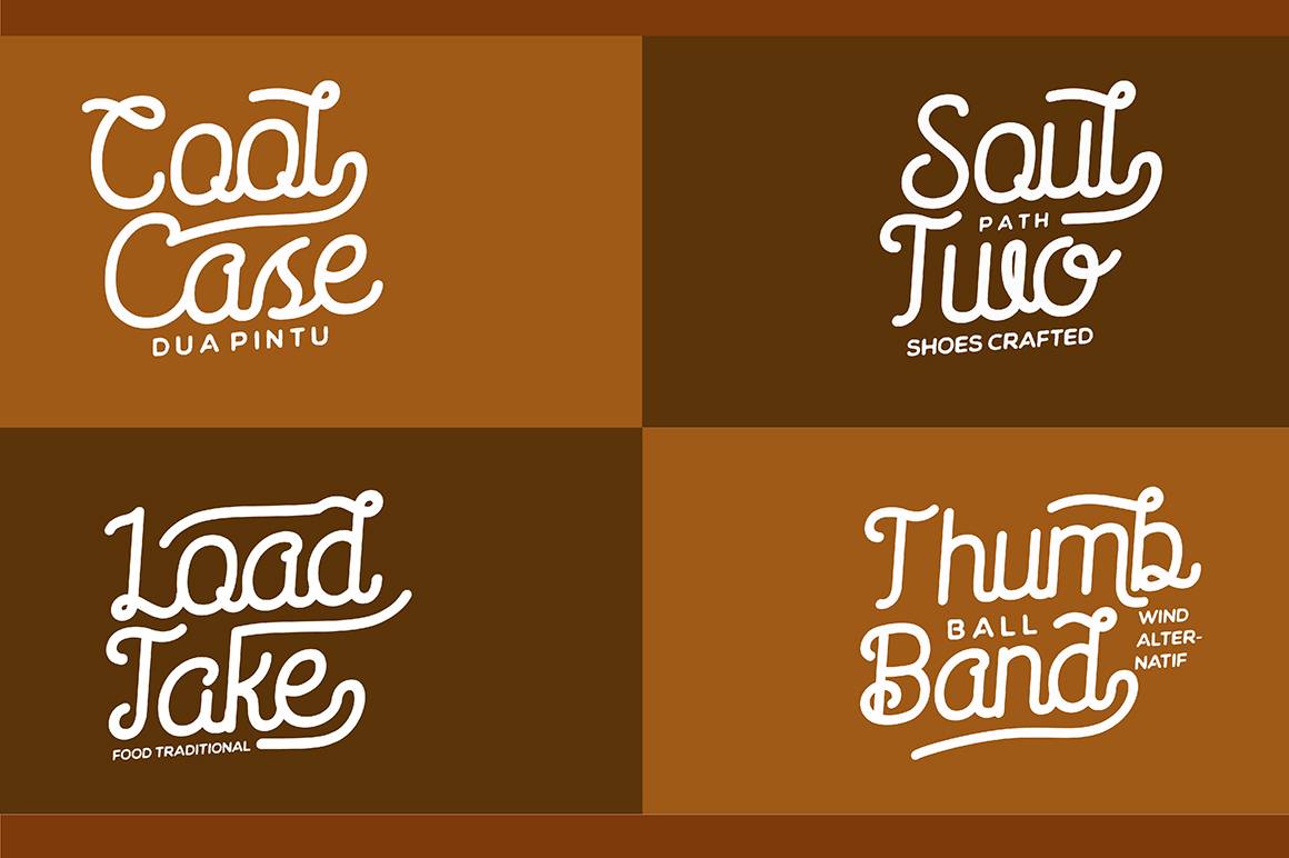 Saffa Script Font sample