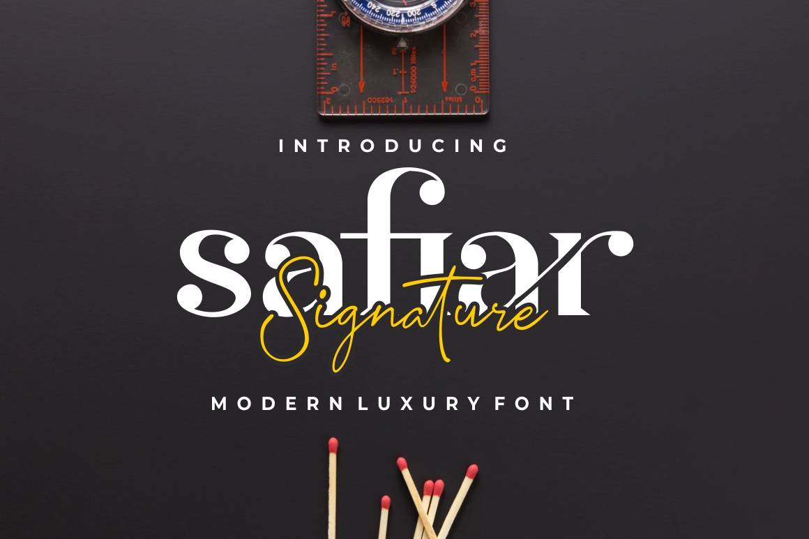 Safiar Font sample