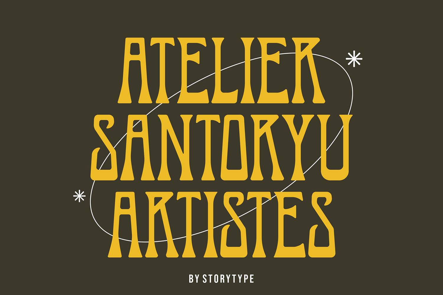Sagitarion Font sample
