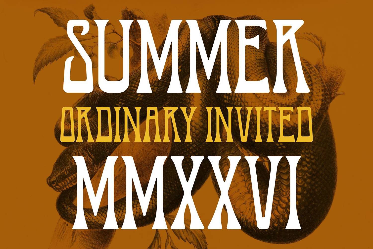 Sagitarion Font sample