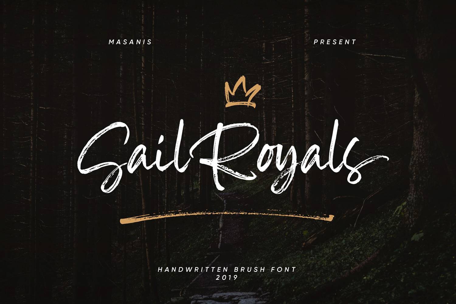 Sail Royals Font sample