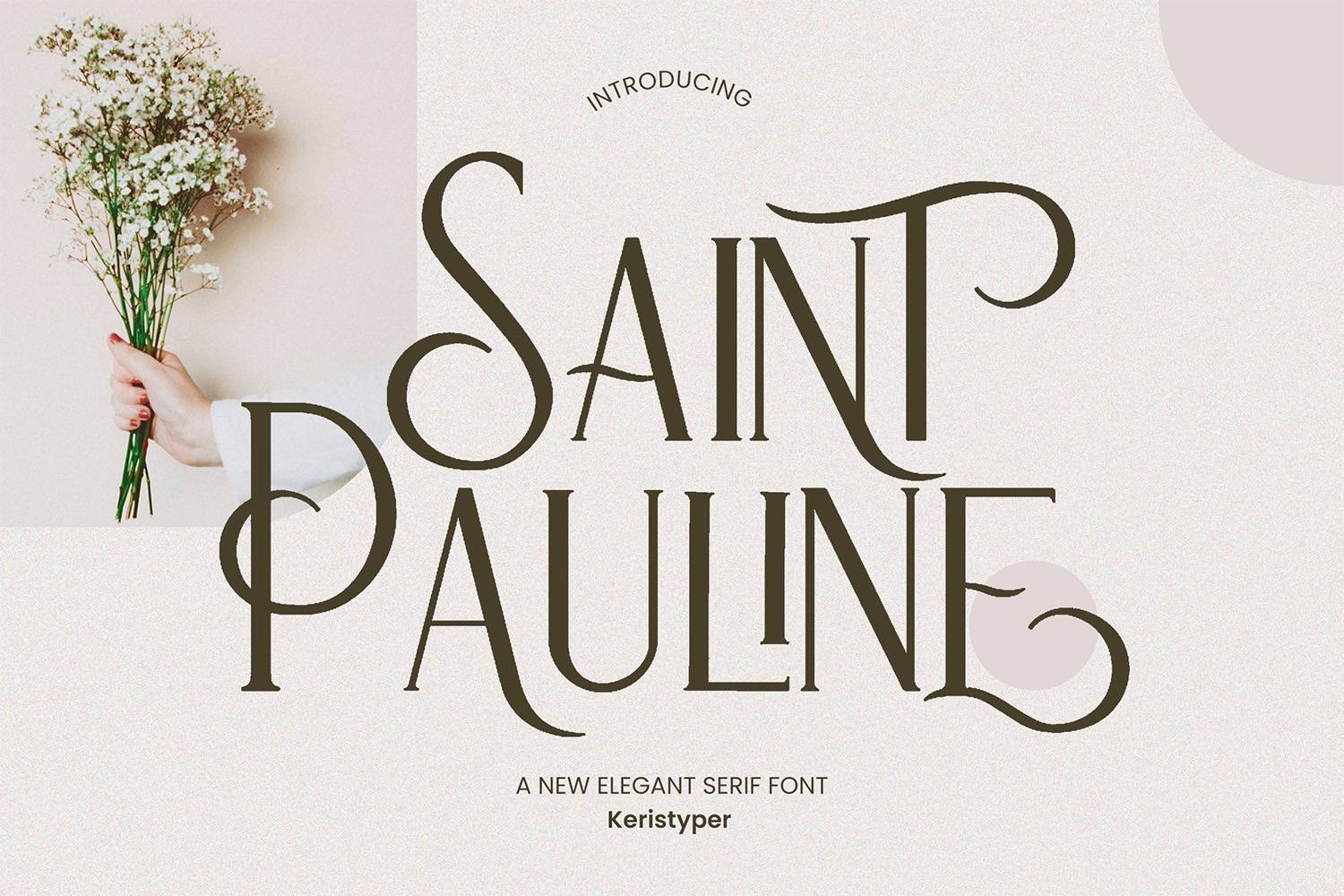 Saint Pauline Font sample