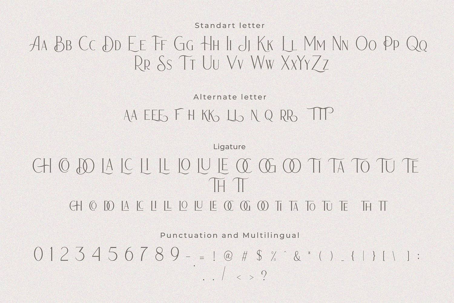 Saint Pauline Font sample
