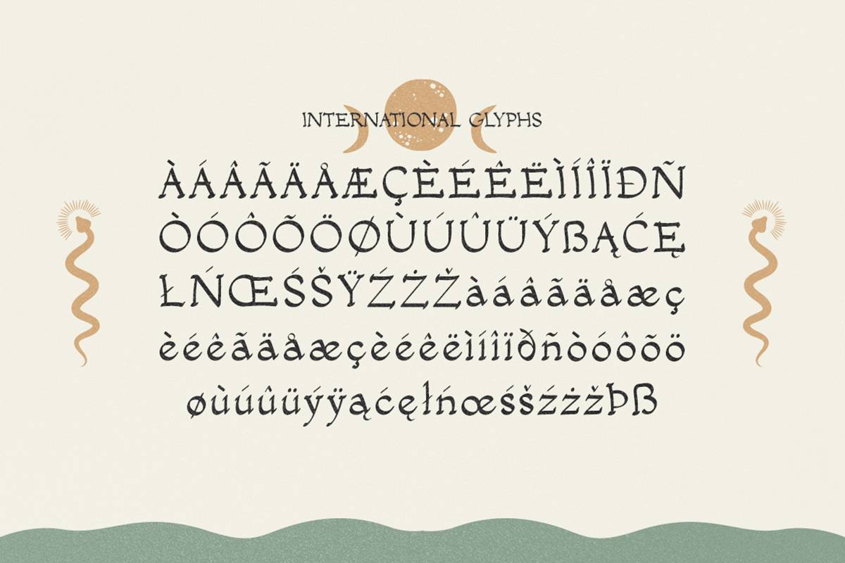 Salacia Font sample
