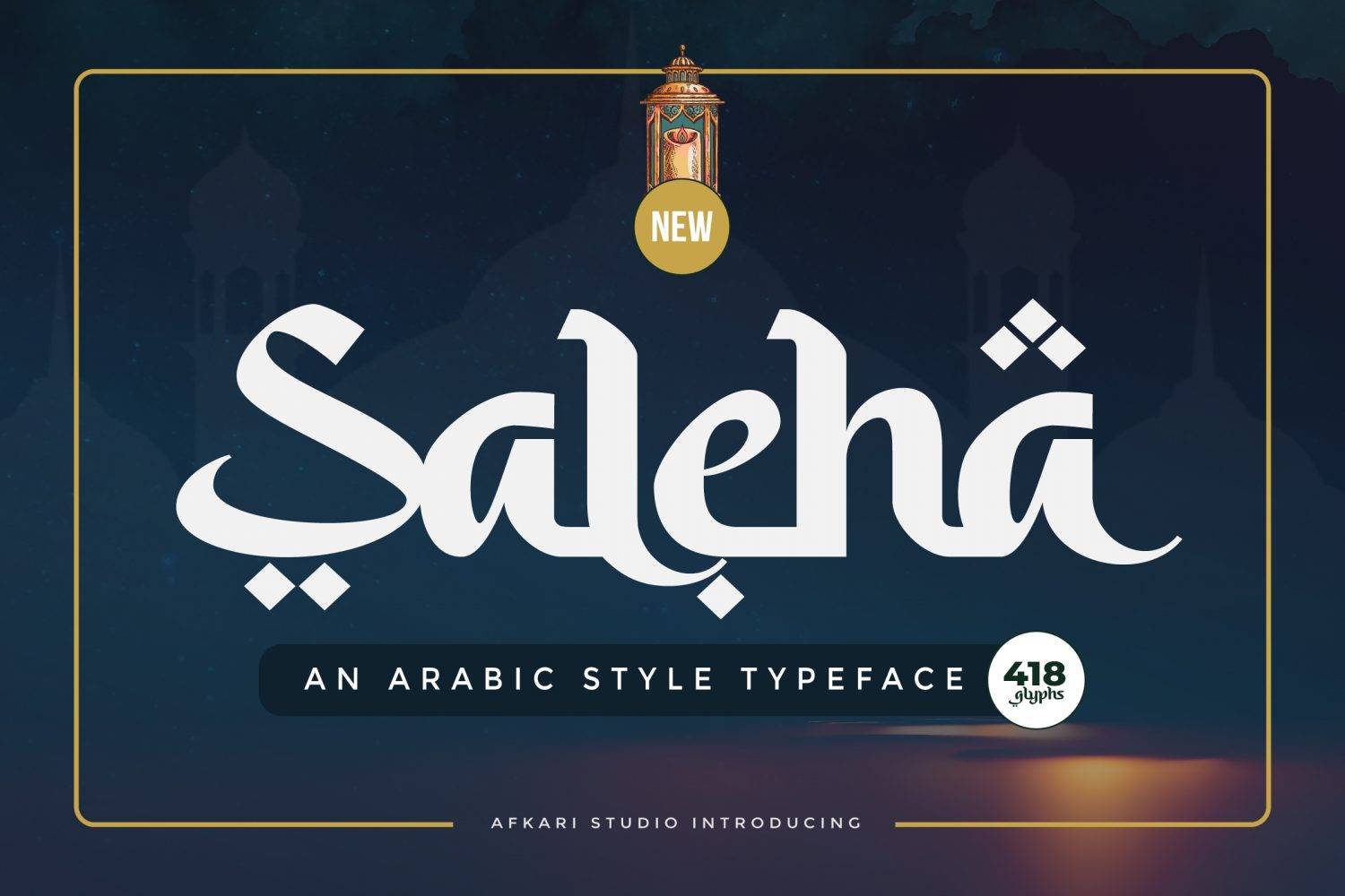 Saleha Font sample
