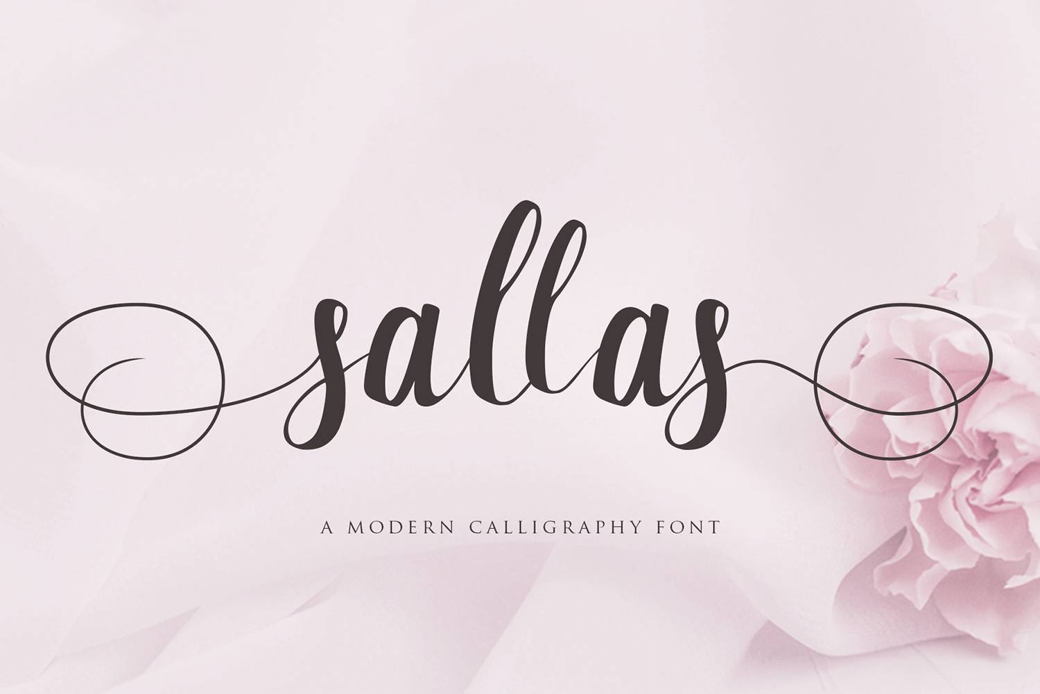 Sallas Font sample