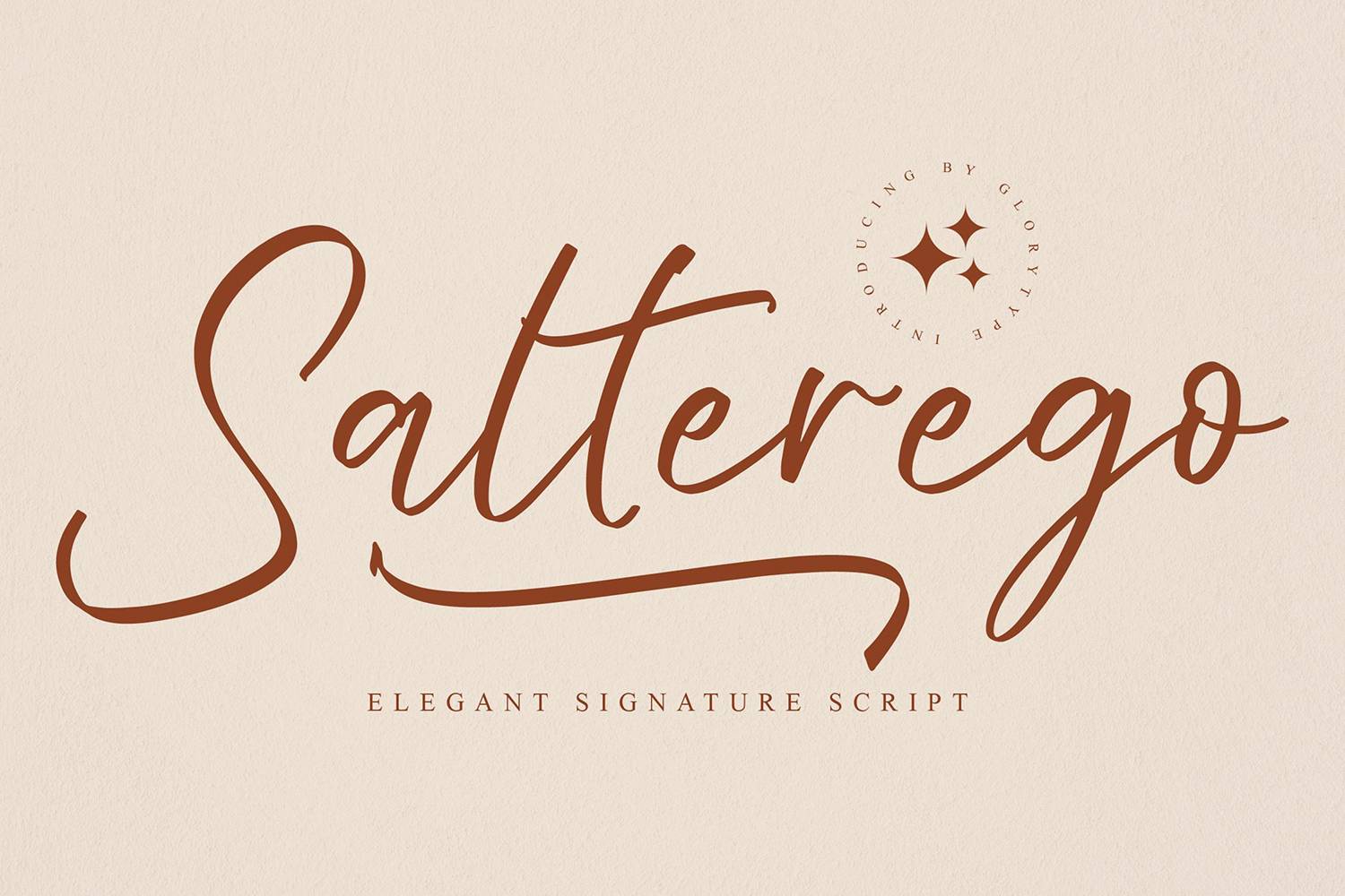 Salterego Font sample