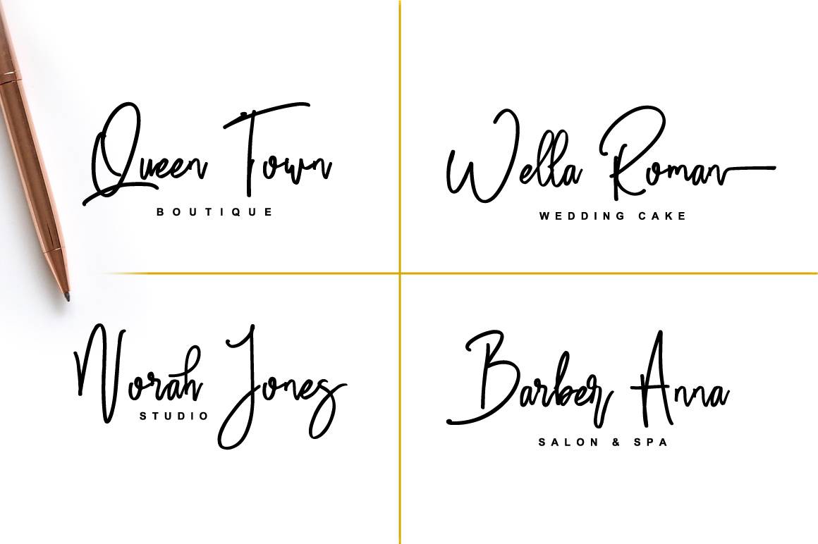 Salute Riches Font sample