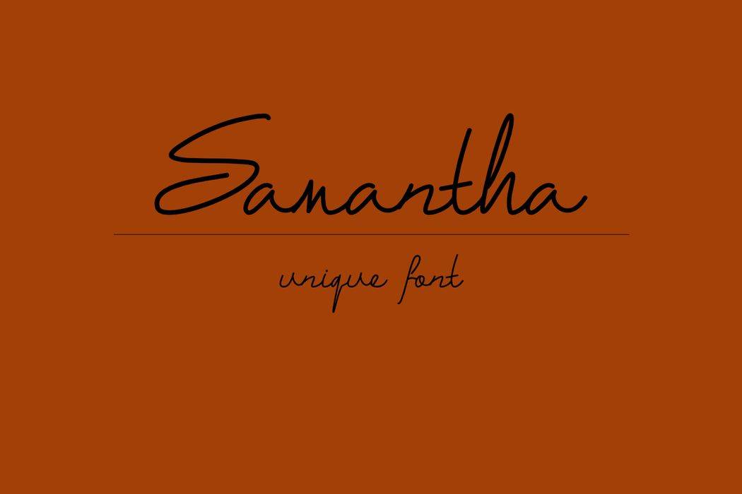 Samantha Font sample