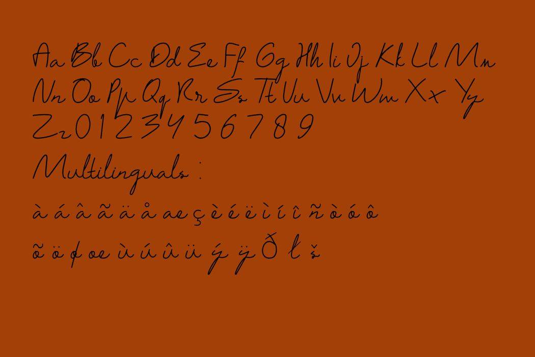 Samantha Font sample