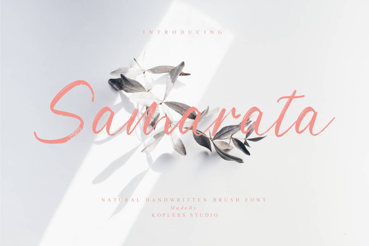 Samarata Font sample