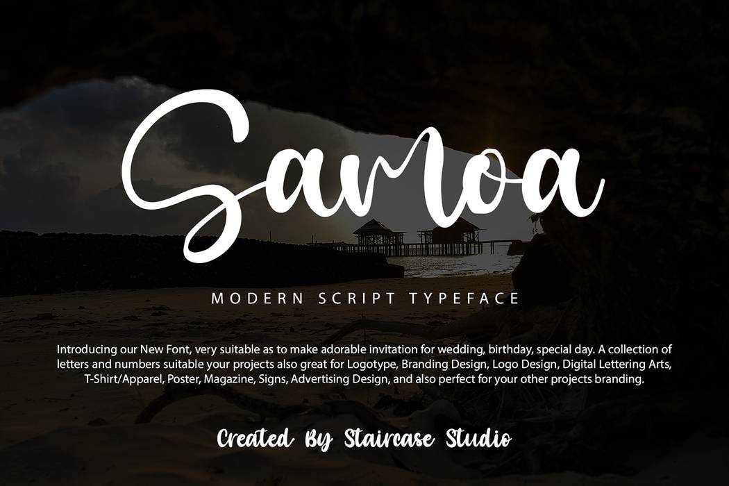 Samoa Font sample