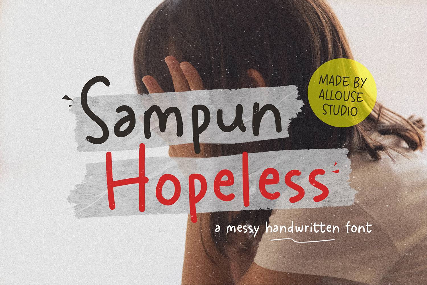 Sampun Hopeless Font sample