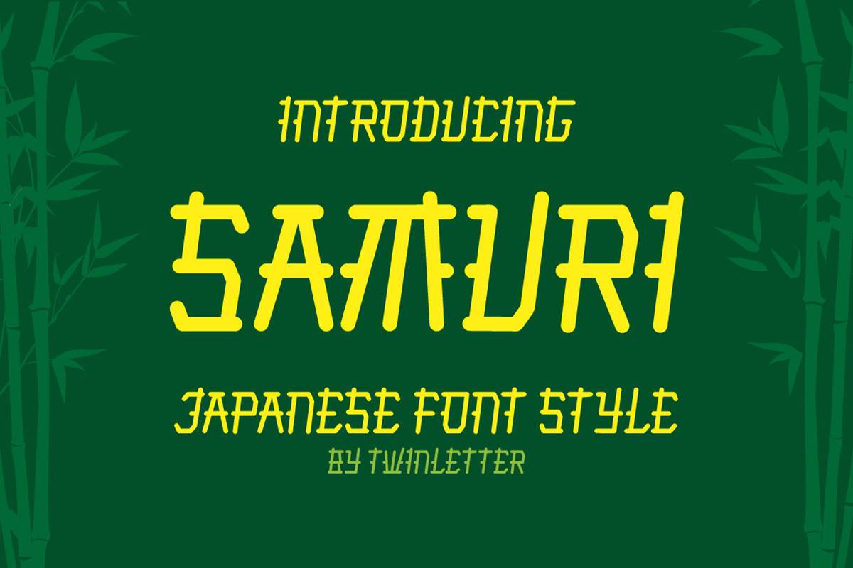 Samuri Font sample