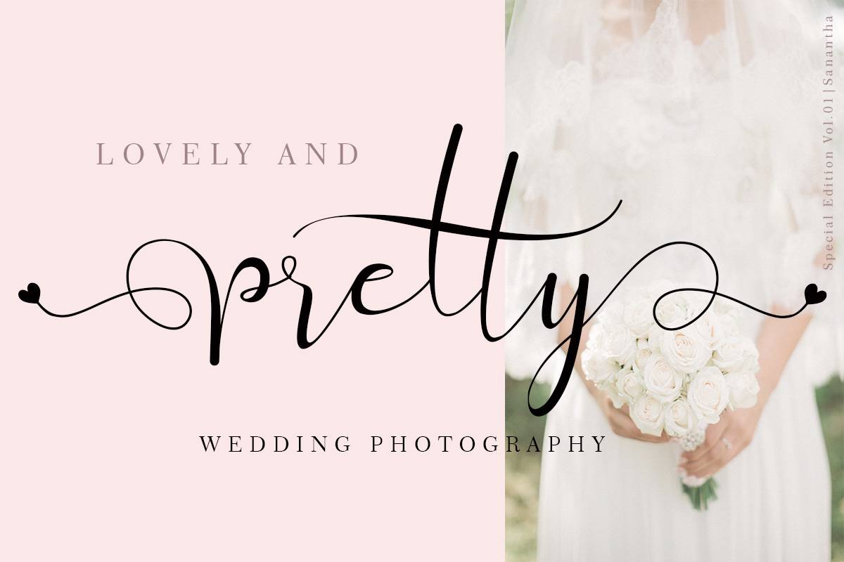 Sanantha Font sample