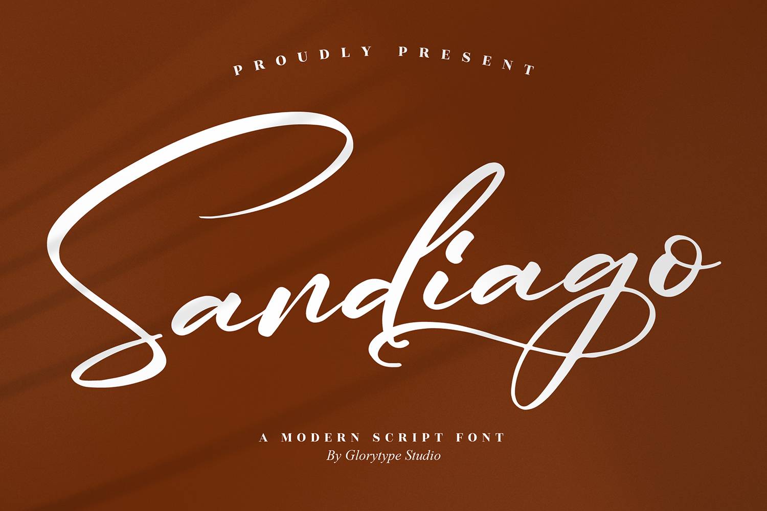 Sandiago Font sample