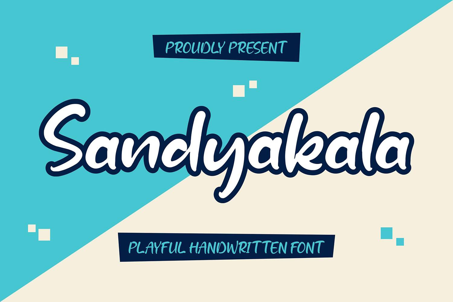 Sandyakala Font sample
