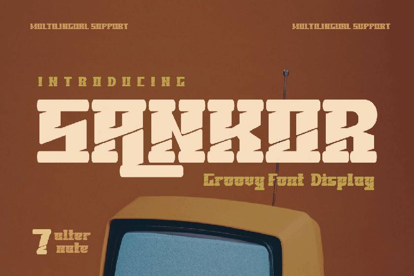 Sankor Font sample