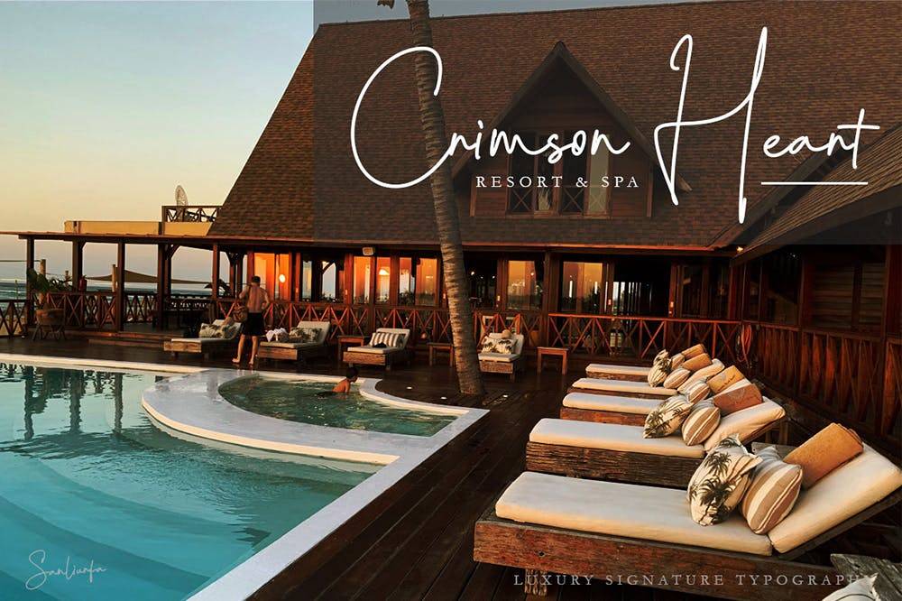 Sanliurfa Luxury Signature Font sample
