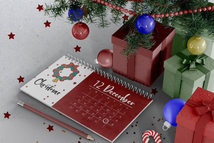 Santa Deer Font sample