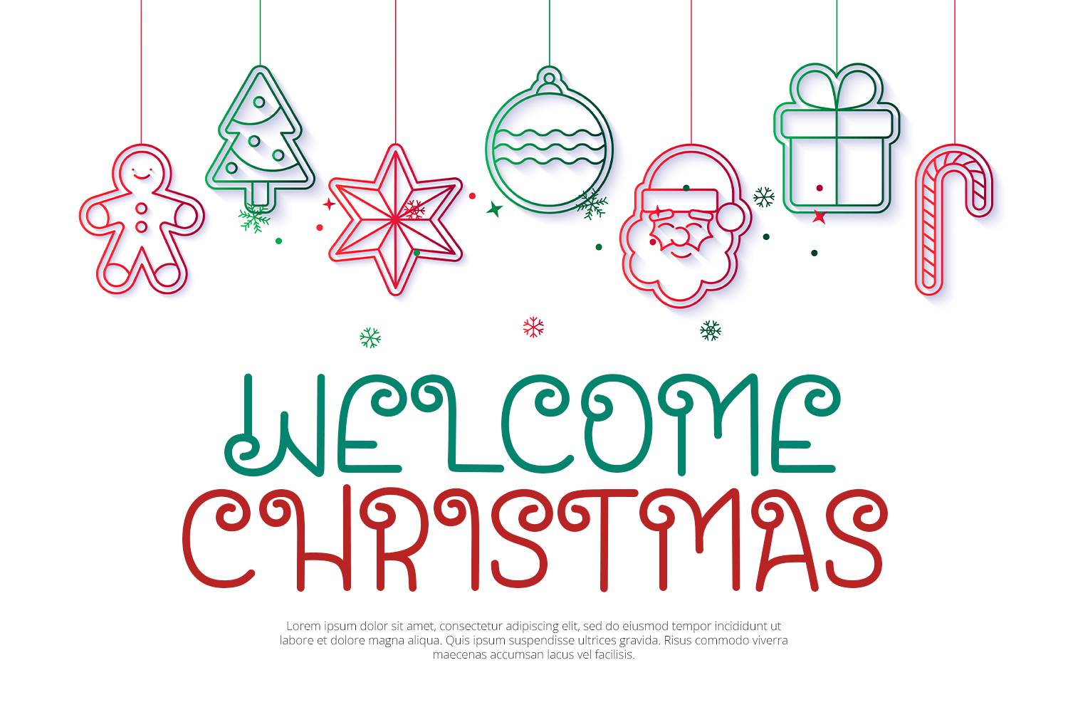 Santa House Font sample