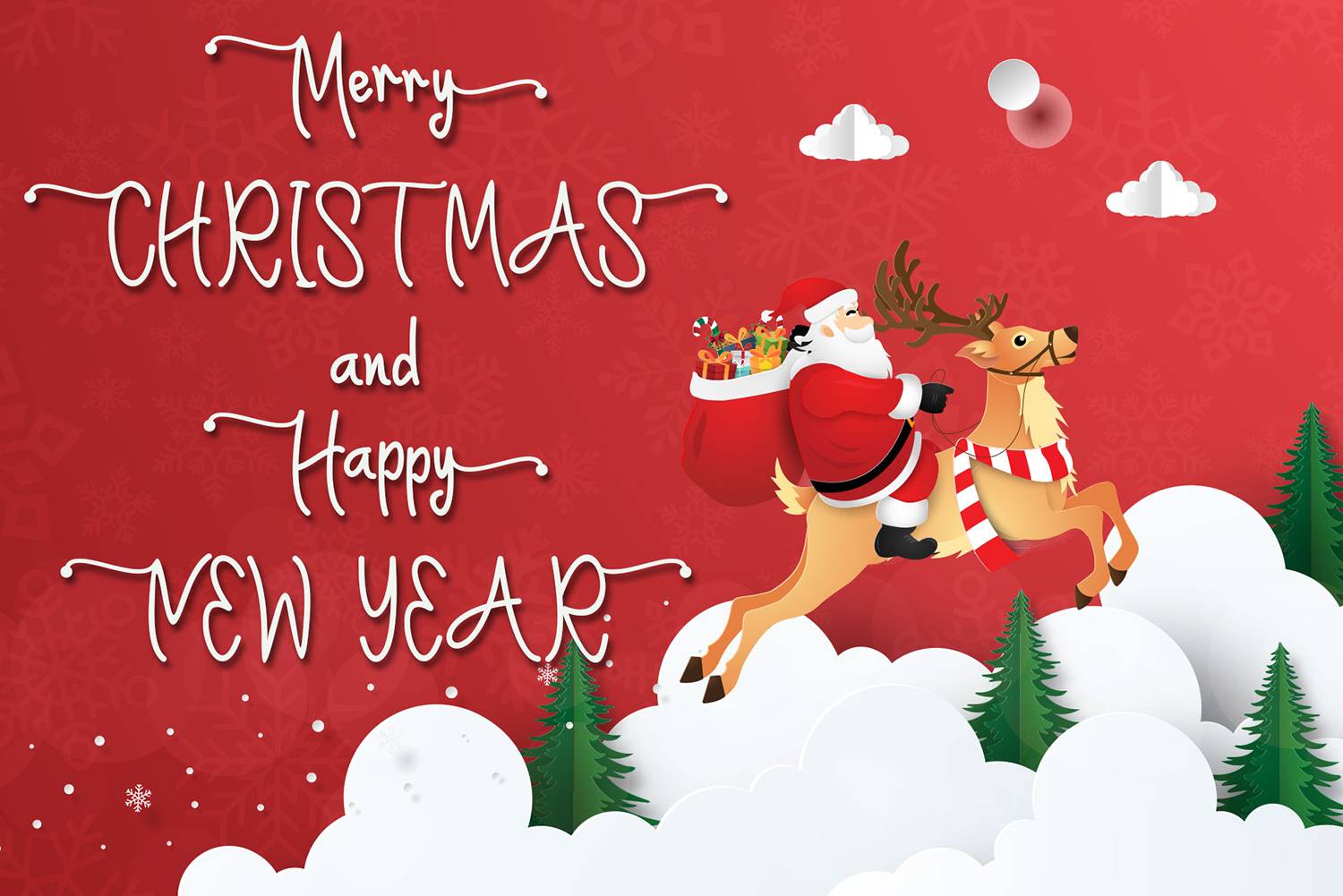 Santa Reindeer Font sample