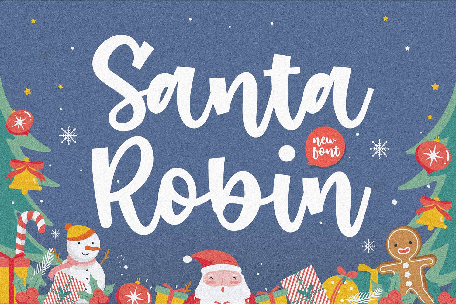 Santa Robin Font sample