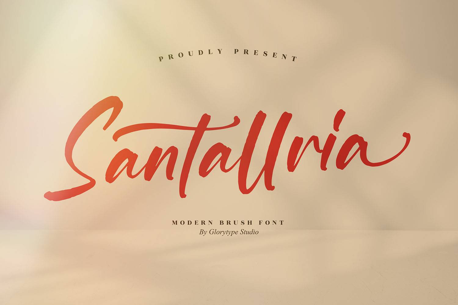 Santallria Font sample